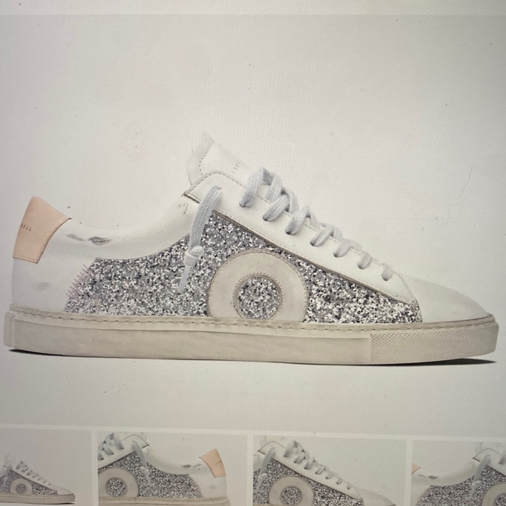Oliver Cabell Low 1 Leeds 38 NEW IN BOX pink silver glitter